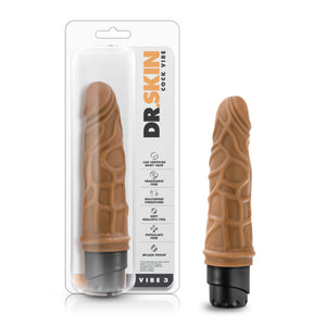 Dr Skin Cock Vibe #3 7.25 Mocha " - iVenuss