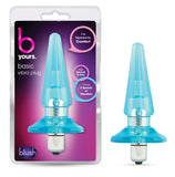 B Yours Sassy Vibra Anal Plug Blue - iVenuss