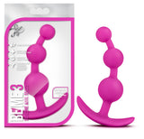 Luxe Be Me 3 Fuschia Anal Plug - iVenuss