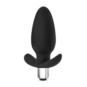 Luxe Little Thumper Black Anal Plug - iVenuss