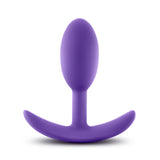 Luxe Wearable Vibra Slim Plug Small Purple - iVenuss