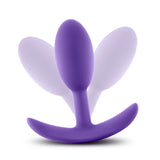 Luxe Wearable Vibra Slim Plug Small Purple - iVenuss