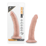 Dr Skin 7 Cock W Suction Cup Vanilla " - iVenuss