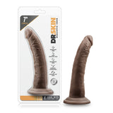 Dr Skin 7 Cock W Suction Cup Chocolate " - iVenuss