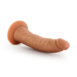 Dr. Skin Glide 7.5in Self Lubricating Dildo Mocha