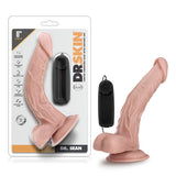 Dr. Skin Dr. Sean 8in Vibrating Cock W- Suction Cup Vanilla - iVenuss