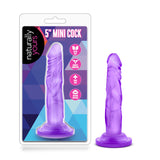 Naturally Yours 5 Mini Cock Purple " - iVenuss