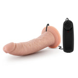 Dr. Skin Dr. Dave 7in Vibrating Cock W- Suction Cup Vanilla - iVenuss