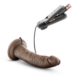 Dr. Skin Dr. Dave 7in Vibrating Cock W- Suction Cup Chocolate - iVenuss