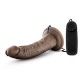 Dr. Skin Dr. Dave 7in Vibrating Cock W- Suction Cup Chocolate - iVenuss