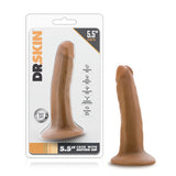 Dr Skin 5.5 Cock W- Suction Cup Mocha " - iVenuss