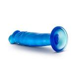 B Yours Sweet N Small 6in Dildo W- Suction Cup Blue - iVenuss
