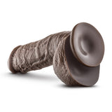 Dr. Skin Mr. D 8.5in Dildo W- Suction Cup Chocolate - iVenuss