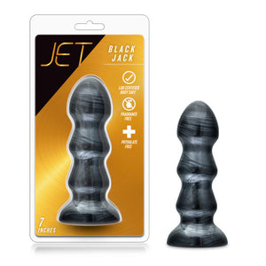 Jet Black Jack Carbon Metallic Black Anal Plug - iVenuss