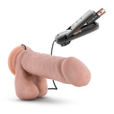 Loverboy Goalie Vibrating 8 Realistic Dildo Vanilla " - iVenuss