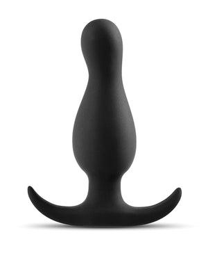 Anal Adventures Platinum Curve Plug Black - iVenuss