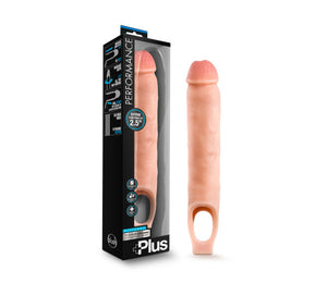 Performance Plus 11.5in Silicone Cock Sheath Penis Extender Vanilla - iVenuss