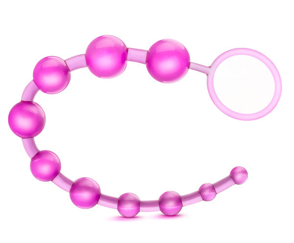 Sassy 10 Anal Beads Pink - iVenuss