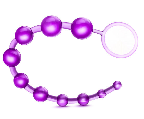 Sassy Anal Beads Purple - iVenuss