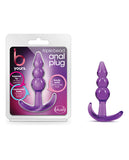 B Yours Triple Bead Anal Plug Purple