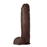 Au Naturel Huge 10in Dildo Chocolate