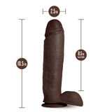 Au Naturel Huge 10in Dildo Chocolate