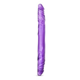 B Yours 14 Double Dildo Purple " - iVenuss