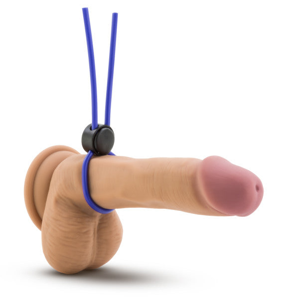 Stay Hard Silicone Loop Cock Ring Blue - iVenuss