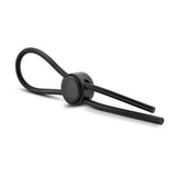 Stay Hard Silicone Loop Cock Ring Black - iVenuss