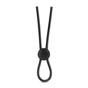 Stay Hard Silicone Loop Cock Ring Black - iVenuss