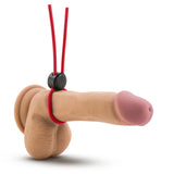 Stay Hard Silicone Loop Cock Ring Red - iVenuss