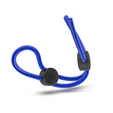 Stay Hard Silicone Double Loop Cock Ring Blue - iVenuss