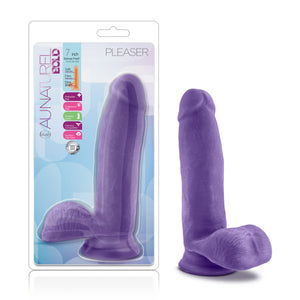 Au Naturel Bold Pleaser 7 In Dildo Purple - iVenuss