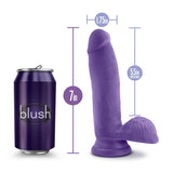 Au Naturel Bold Pleaser 7 In Dildo Purple - iVenuss