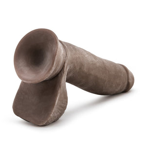 Au Naturel 7 Dildo W-balls Chocolate " - iVenuss