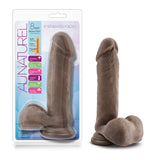 Au Naturel 8 Sensa Feel Dildo Chocolate " - iVenuss