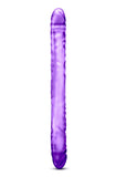 B Yours 18 Double Dildo Purple " - iVenuss