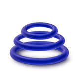 Performance Vs4 Pure Premium Silicone Cockring Set Indigo - iVenuss