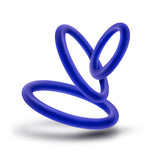 Performance Vs4 Pure Premium Silicone Cockring Set Indigo - iVenuss