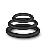 Performance Vs4 Pure Premium Silicone Cockring Set Black - iVenuss