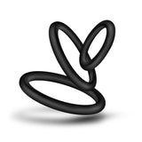 Performance Vs4 Pure Premium Silicone Cockring Set Black - iVenuss