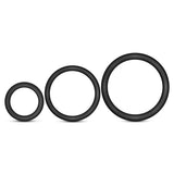 Performance Vs4 Pure Premium Silicone Cockring Set Black - iVenuss