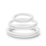 Performance Vs4 Pure Premium Silicone Cockring Set White - iVenuss