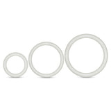 Performance Vs4 Pure Premium Silicone Cockring Set White - iVenuss