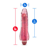 Glow Dicks Molly Glitter Vibrator Pink - iVenuss