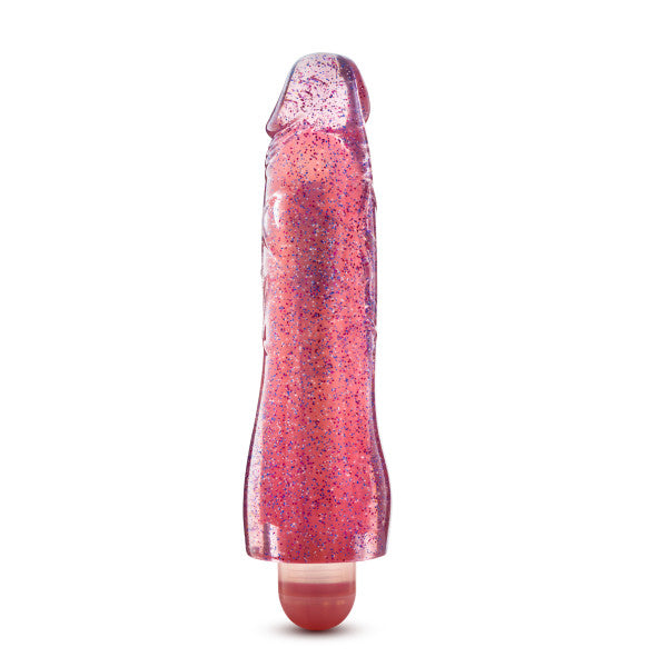 Glow Dicks Molly Glitter Vibrator Pink - iVenuss