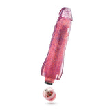 Glow Dicks Molly Glitter Vibrator Pink - iVenuss
