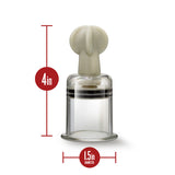 Temptasia Clit & Nipple Twist Large Suckers Set Of 2 Clear - iVenuss