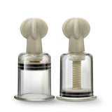 Temptasia Clit & Nipple Twist Large Suckers Set Of 2 Clear - iVenuss
