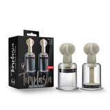 Temptasia Clit & Nipple Twist Large Suckers Set Of 2 Clear - iVenuss